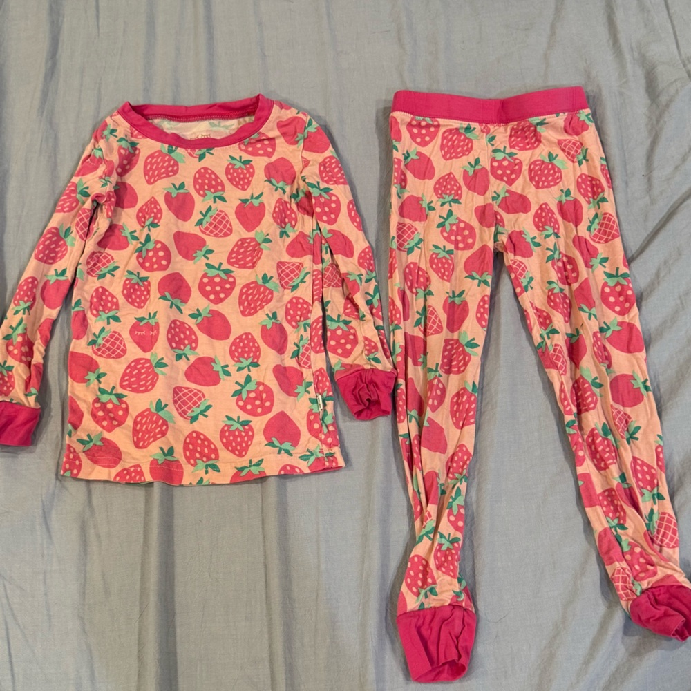 Little Sleepies Sweet Strawberry two piece 2T